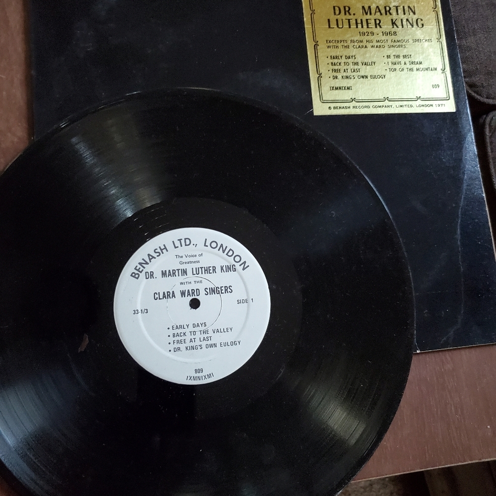 Dr M L King LP Record
